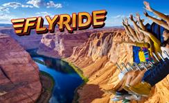 High-energy FlyRide virtual attraction experience