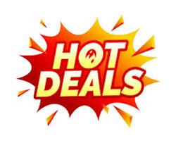 Hot Deals vector icon. Flat promotion banner, hot deal, price tag, sale,  offer, price. expression pop art comic speech bubble. Vector illustration  26232363 Vector Art at Vecteezy